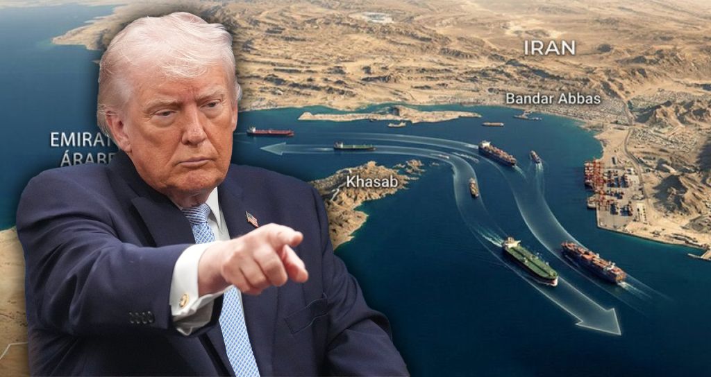 Trump amenaza con declarar el estrecho de Ormuz territorio de EU