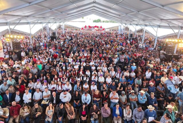 Asistentes al Foro Bienestar para Todas y Todos realizado en Fresnillo