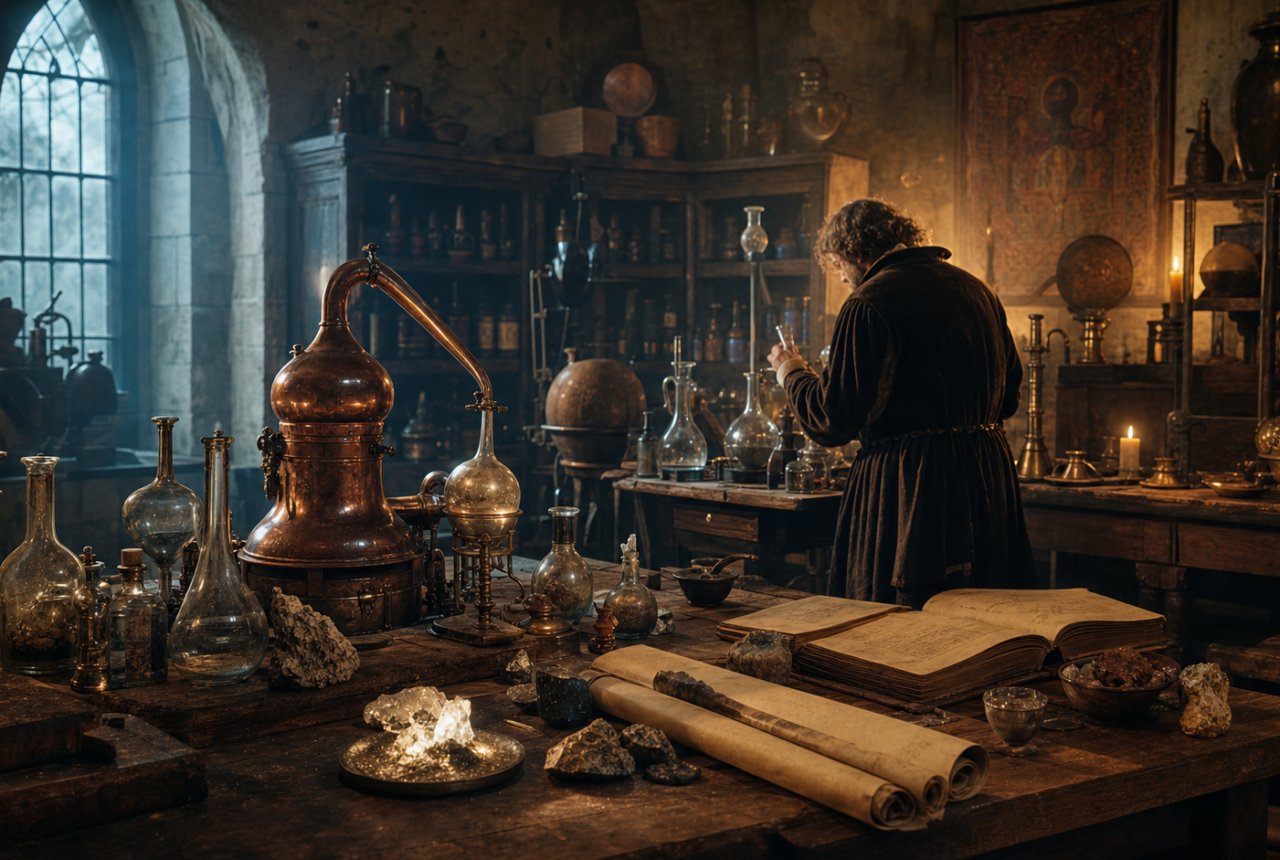 Antes de la química existió la alquimia: secretos, reyes y experimentos fallidos